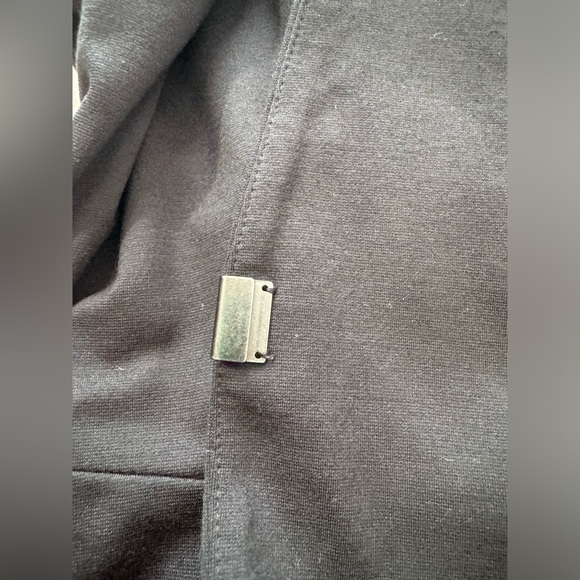 Lane Bryant Single Clasp Blazer Jacket Womens 24 Black Long Sleeve Career Coat - Picture 8 of 12